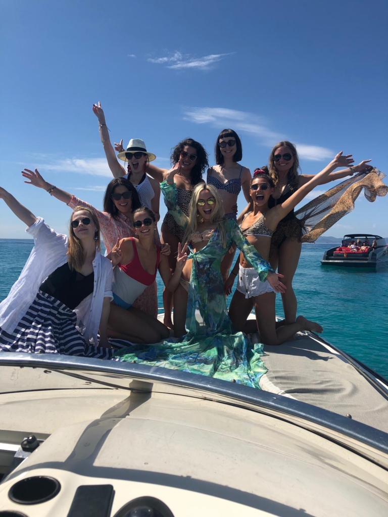 Alessandra Frame's Hen Do, Boat Day Formentera