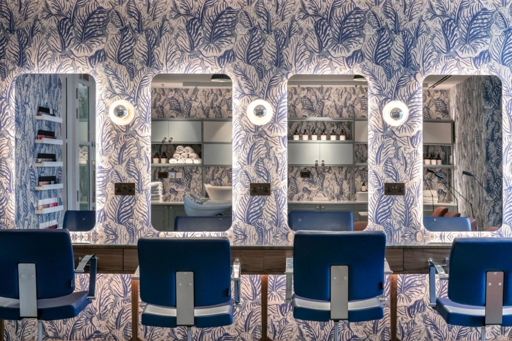Behind the scenes at AllBright in their hair salon
