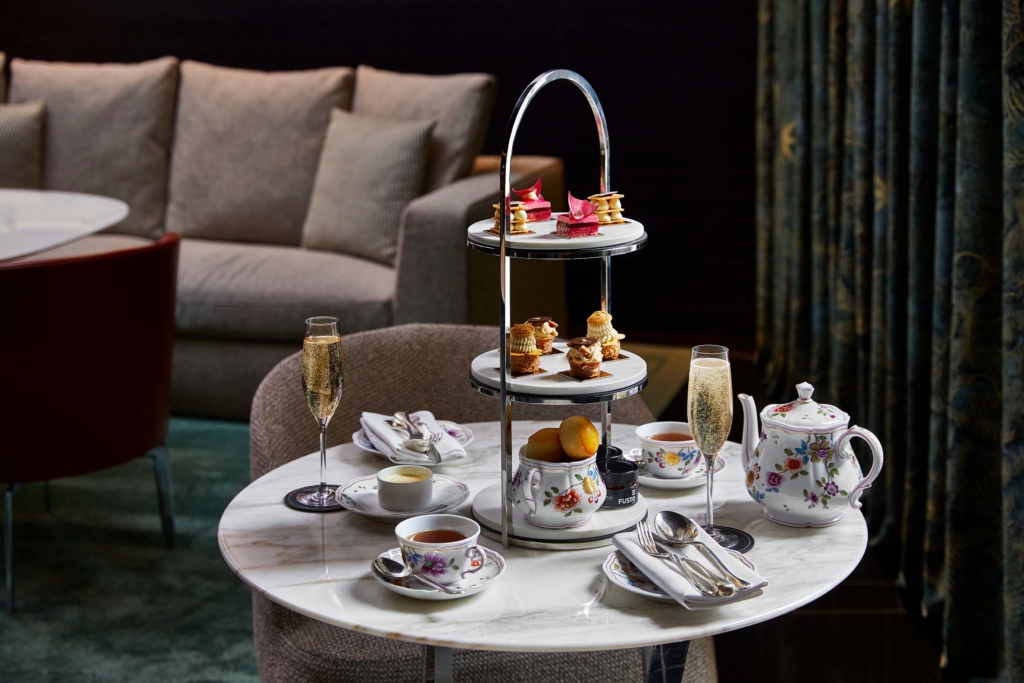 High tea at Bulgari Hotel London