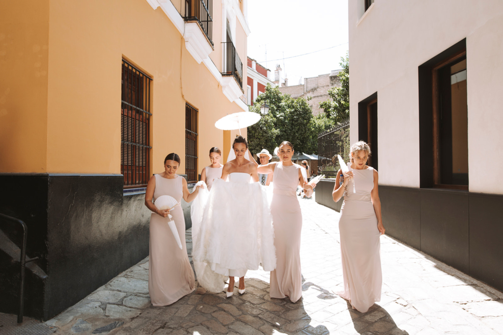 Bridesmaide dresses, Spain wedding