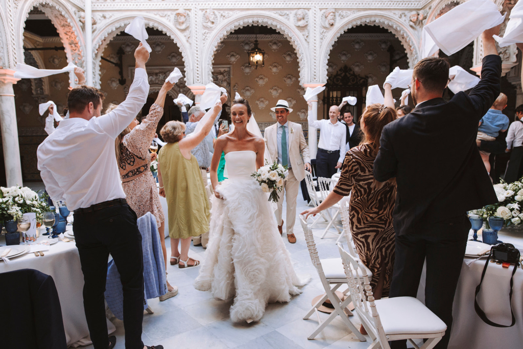 Inside: A Spectacular Wedding in Seville Spain