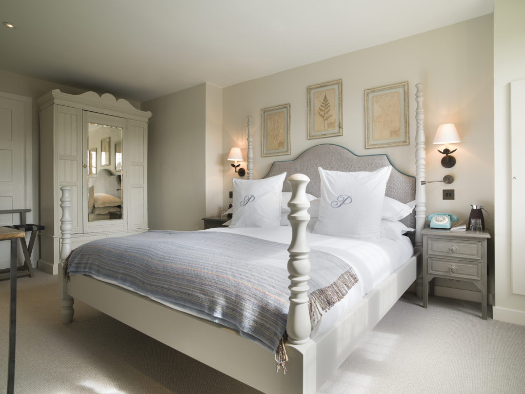 Bedroom at The Painswick hotel