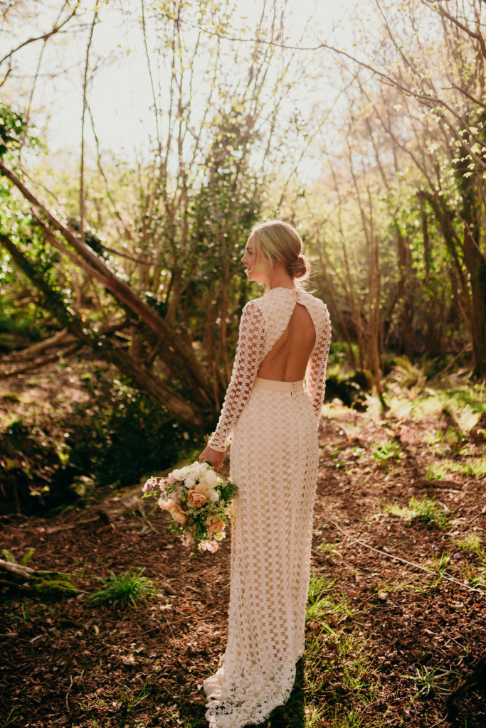 Louise Selby wedding dress at a stunning spring wedding in Petworth