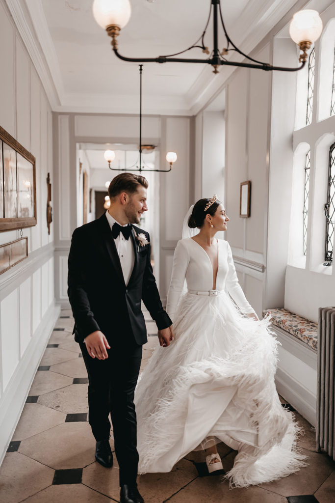 A Glamorous Wedding In A Grand Manor House