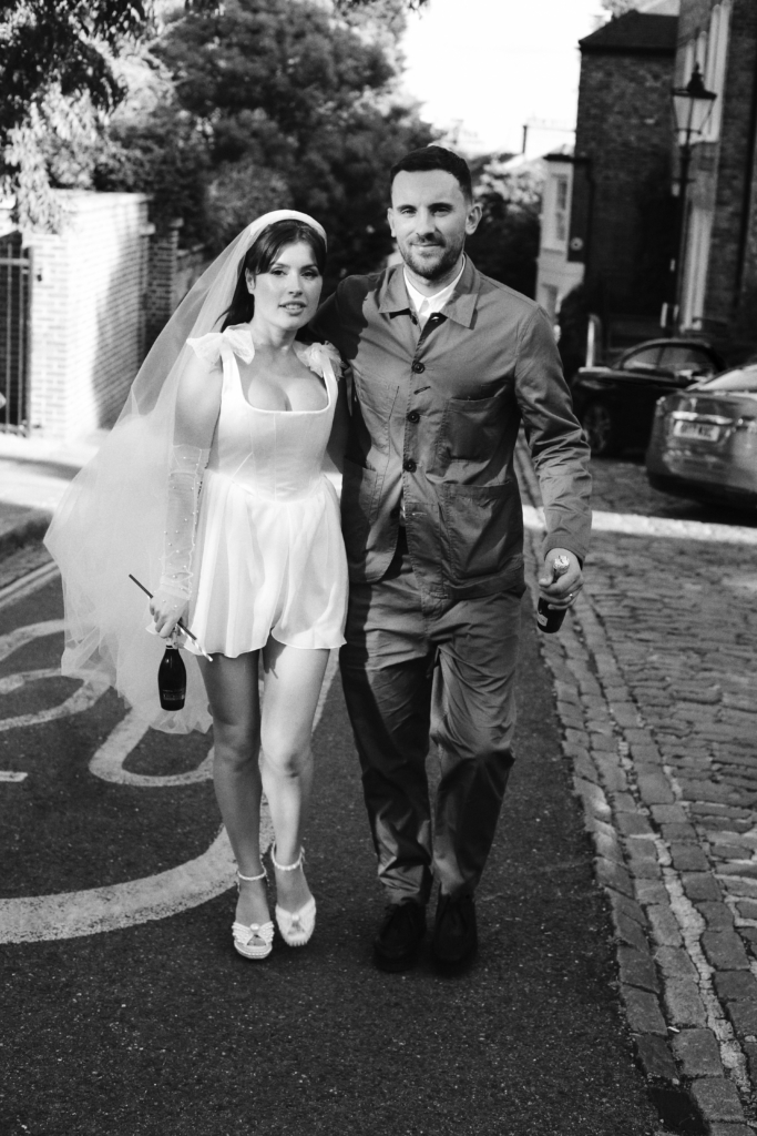 Actress Aimée Kelly's Chic London Wedding