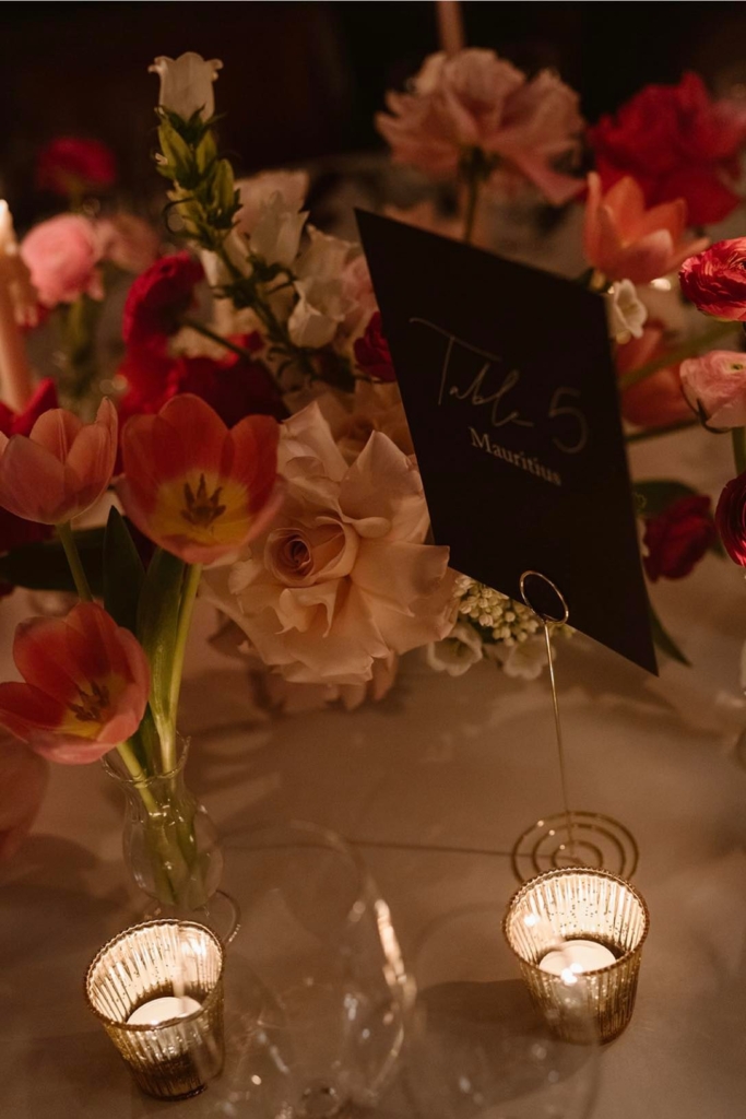 Inside: A Stylish, Romantic Black-Tie Wedding In London
