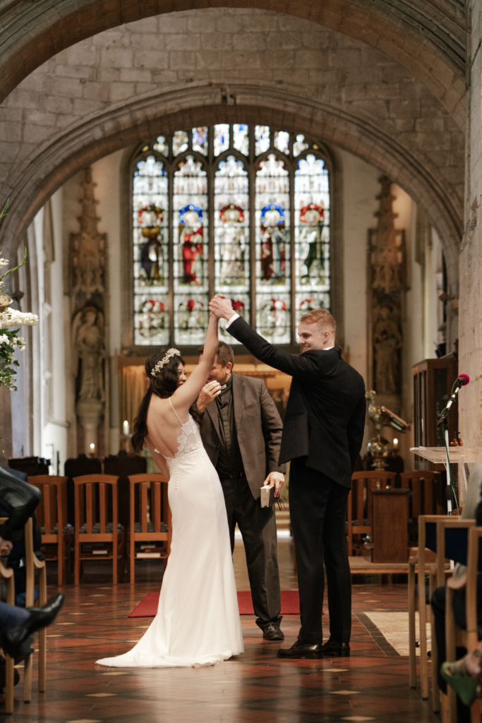 Church Wedding In The Cotswolds