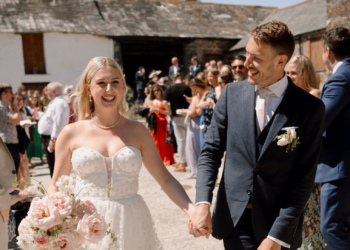 Inside: A Relaxed Outdoor Wedding In Cornwall