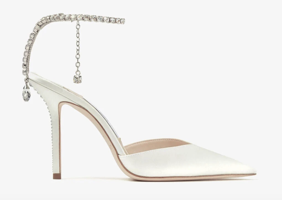 Jimmy Choo wedding shoes Saeda 100