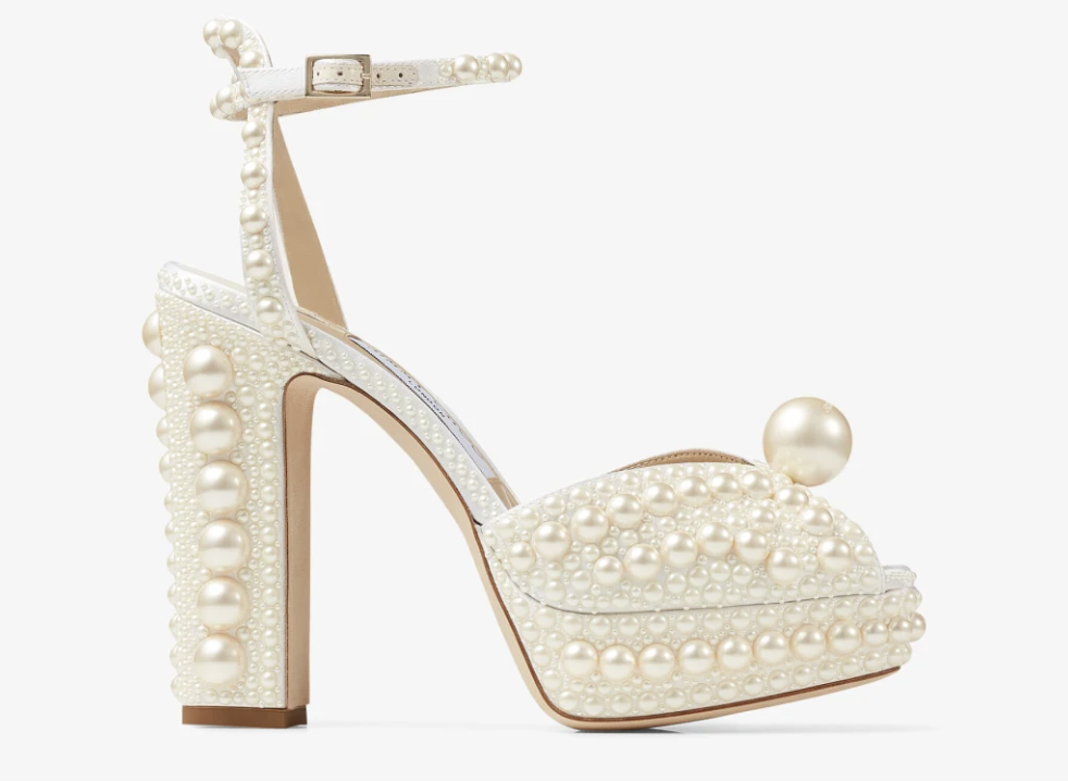 Jimmy Choo wedding shoes Sacaria 120