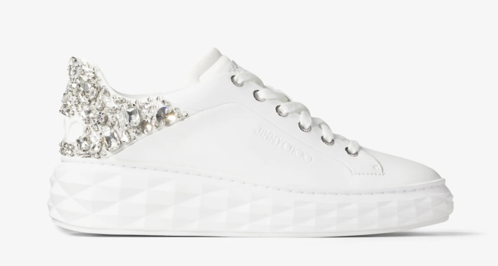 Jimmy Choo wedding shoes Diamond Maxi F/ II trainers