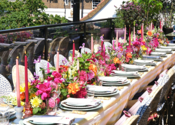 Inside: An Exuberant Riverside Luncheon, Celebrating The World In Colour With Estée Lauder