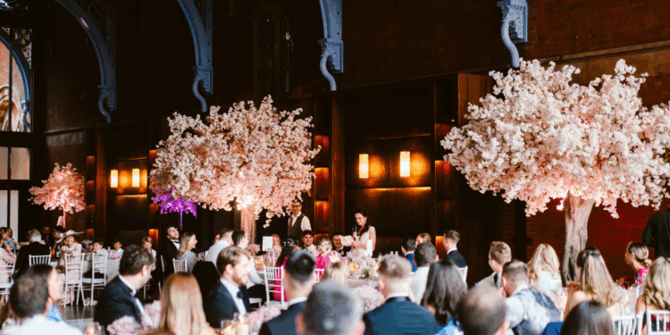 How To Style An Unforgettable Reception With Twilight Trees