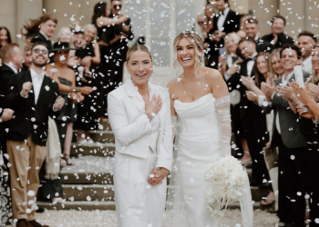 Inside: Lucy Spraggan & Emilia Spraggan‑Smith’s Chic Ceremony At Saltmarshe Hall