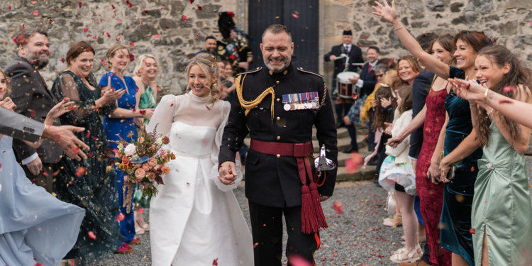 Inside: A Scottish Castle Wedding at Neidpath Filled With Family, Kilts and Candlelight