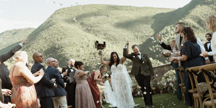 Inside: A Dreamy Italian Wedding Set Against Lush Green Mountains