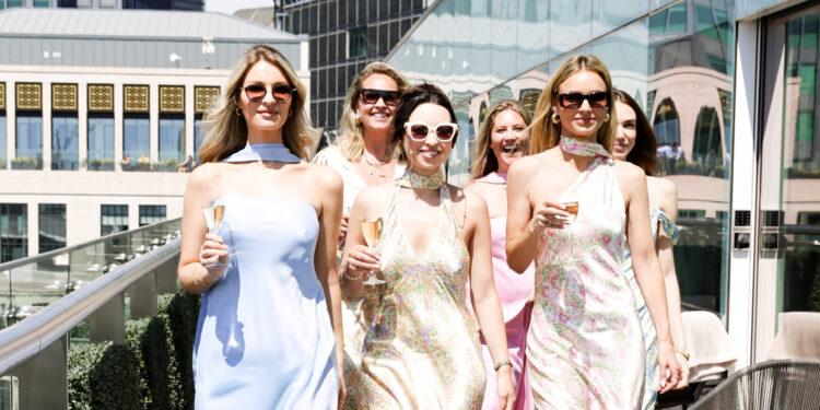 Inside A Gorgeous Bridesmaids Luncheon With Maids to Measure At Four Seasons Hotel London at Tower Bridge