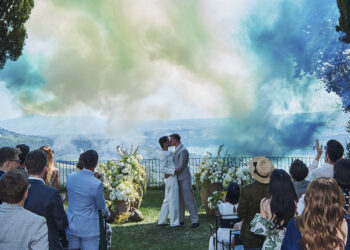 Inside: Rory Newton Dunn and Charlie McCourt’s Sun-Soaked Castello di Titignano Wedding