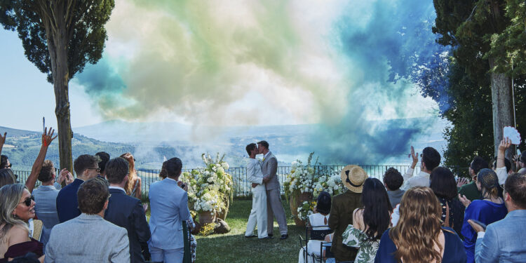 Inside: Rory Newton Dunn and Charlie McCourt’s Sun-Soaked Castello di Titignano Wedding