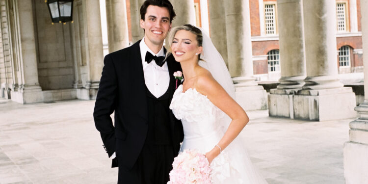 Inside: Annabelle Hoy’s All-Pink Princess Wedding At The Painted Hall